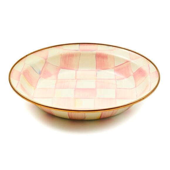 MacKenzie-Childs Other - NEW Mackenzie-Childs Rosy Check Pie Plate